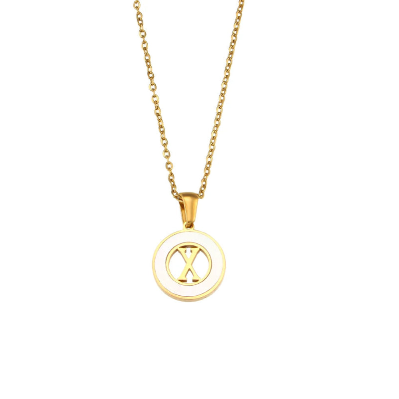 Spellbound Shell Initial Necklace