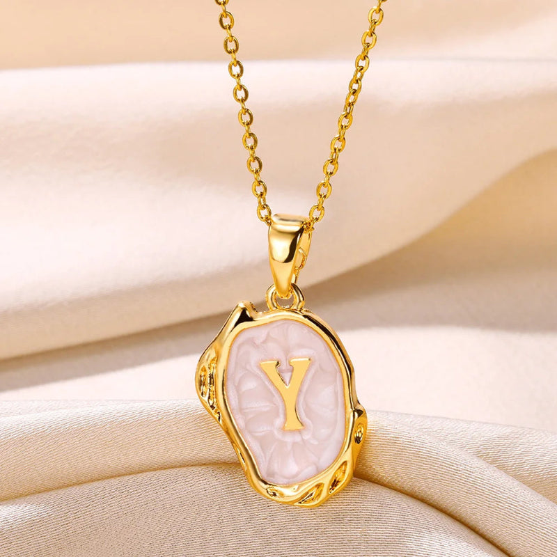 Aesthetic Initial Necklace