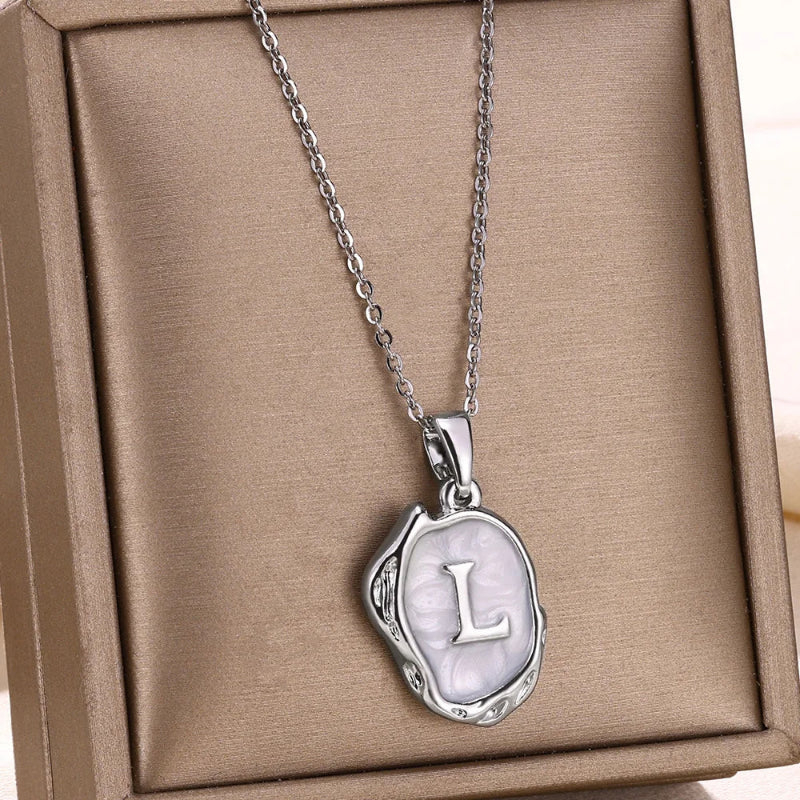 Aesthetic Initial Necklace