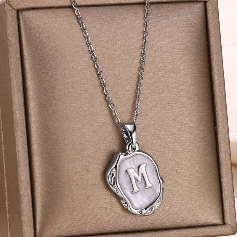 Aesthetic Initial Necklace