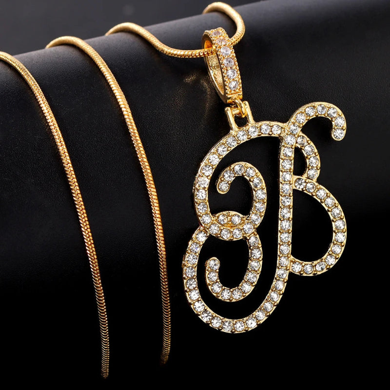 Cursive Initial Necklace