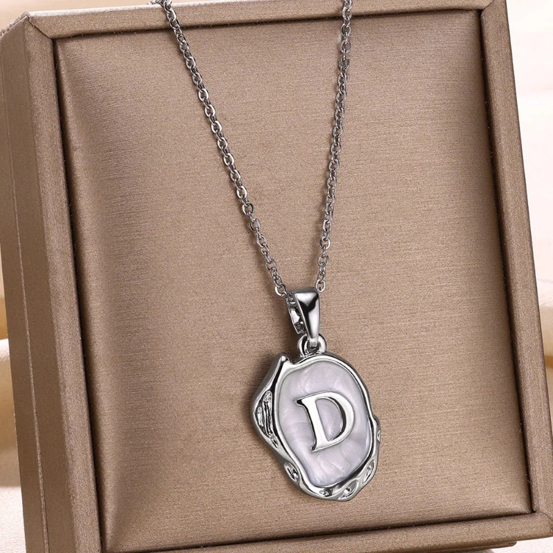 Aesthetic Initial Necklace