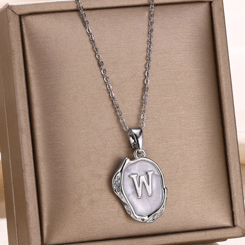 Aesthetic Initial Necklace