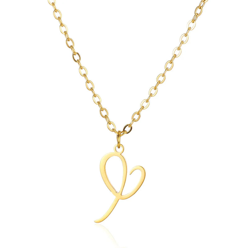 With Love Initial Necklace