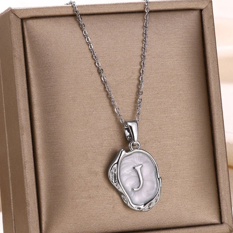 Aesthetic Initial Necklace