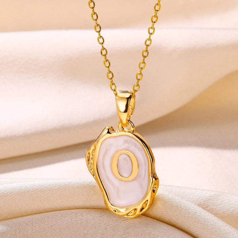 Aesthetic Initial Necklace