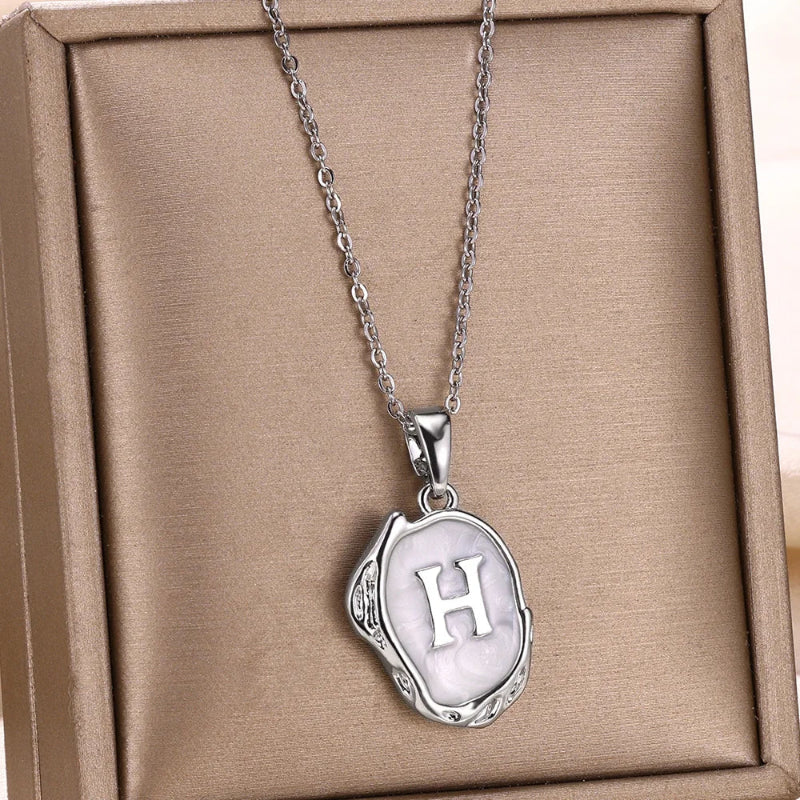 Aesthetic Initial Necklace