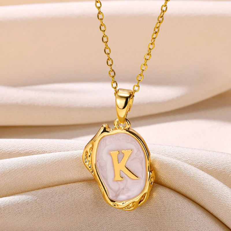 Aesthetic Initial Necklace