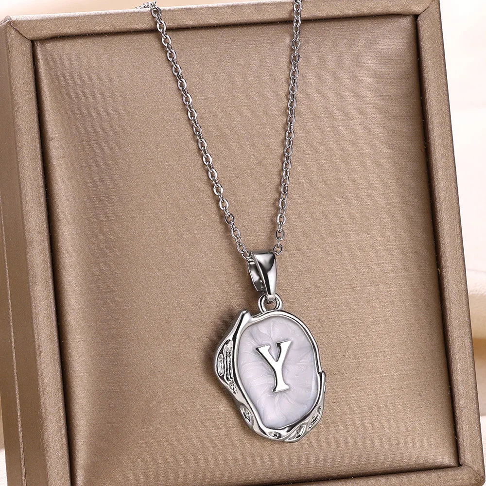 Aesthetic Initial Necklace