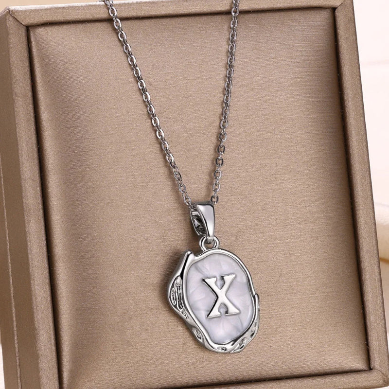 Aesthetic Initial Necklace