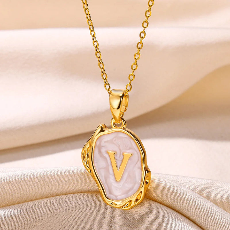 Aesthetic Initial Necklace