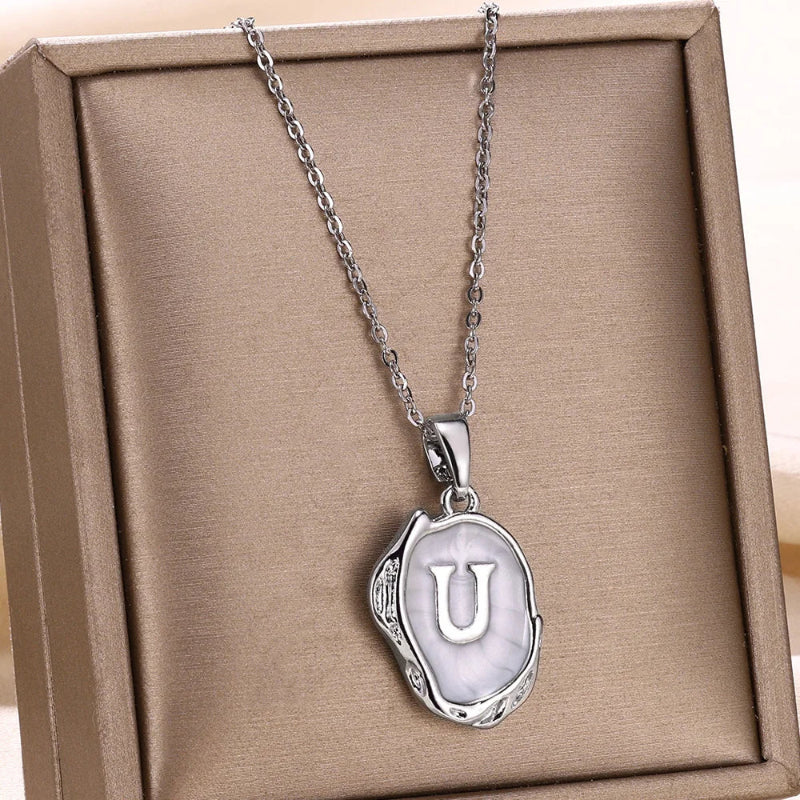 Aesthetic Initial Necklace