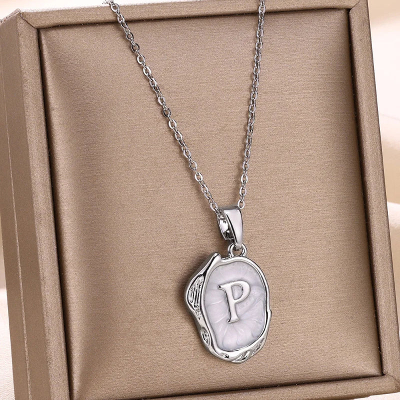 Aesthetic Initial Necklace