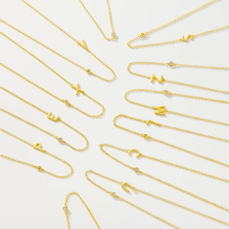 Effortless Chic Initial Necklace