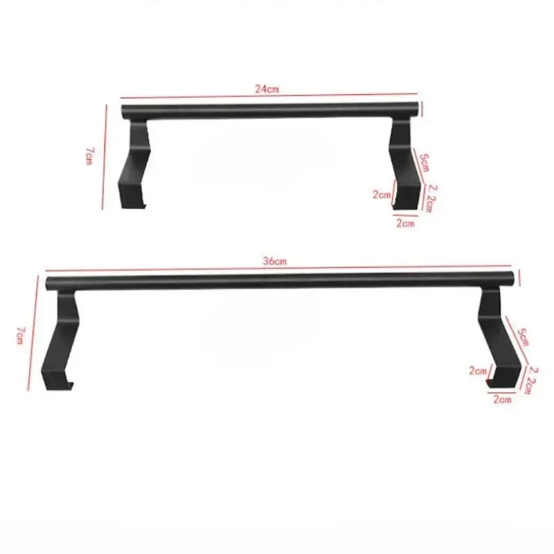 Over-Cabinet Towel Bar | No-Drill Stainless Steel Kitchen & Bathroom Organizer