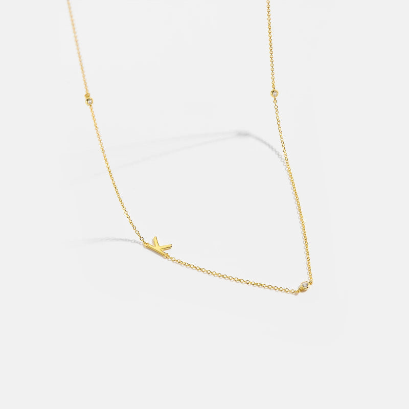 Effortless Chic Initial Necklace