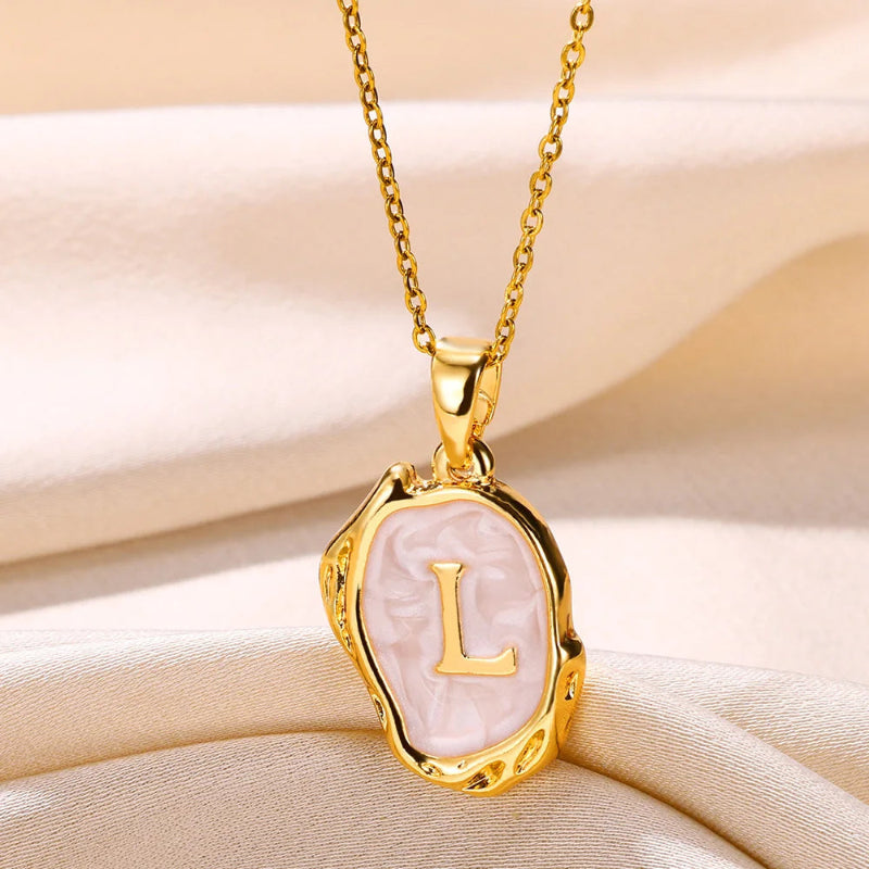 Aesthetic Initial Necklace
