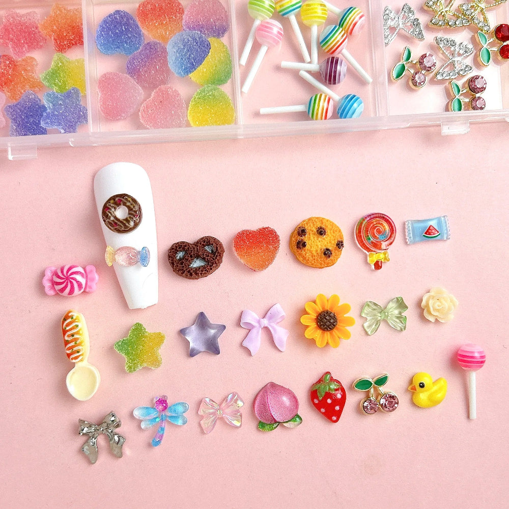 Simulated Nail Art Decorations