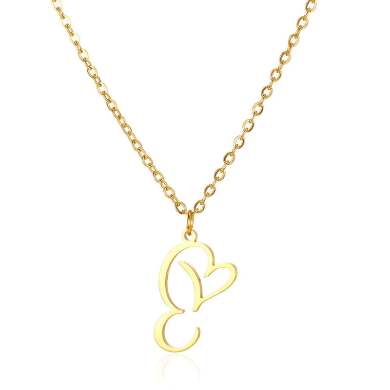 With Love Initial Necklace