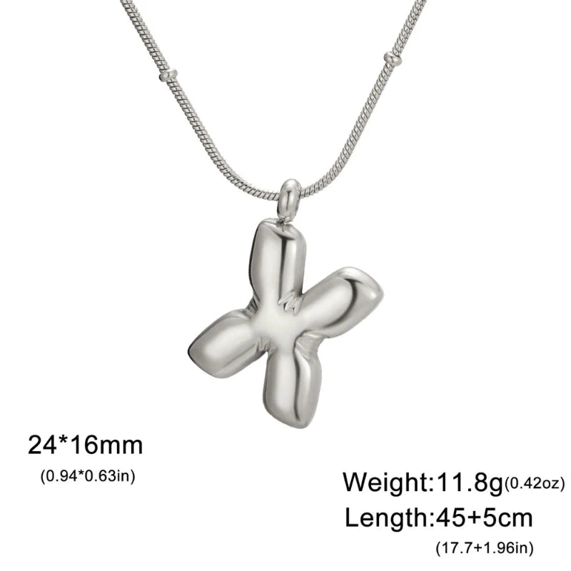 Bubble Initial Necklace