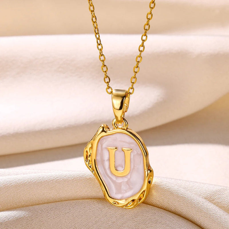 Aesthetic Initial Necklace