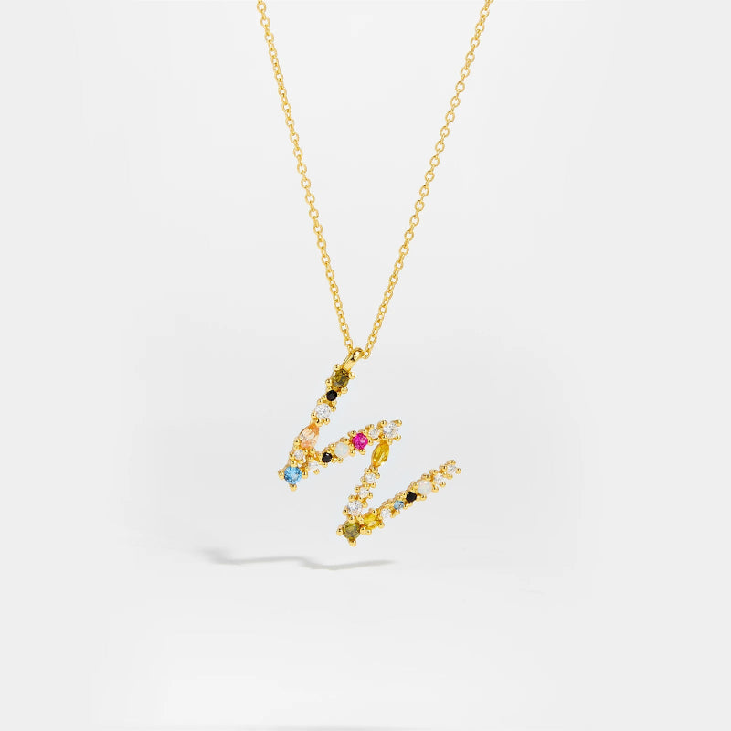 Timeless Initial Alphabet Necklace