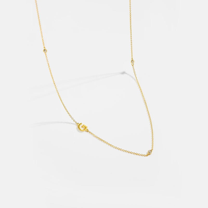 Effortless Chic Initial Necklace