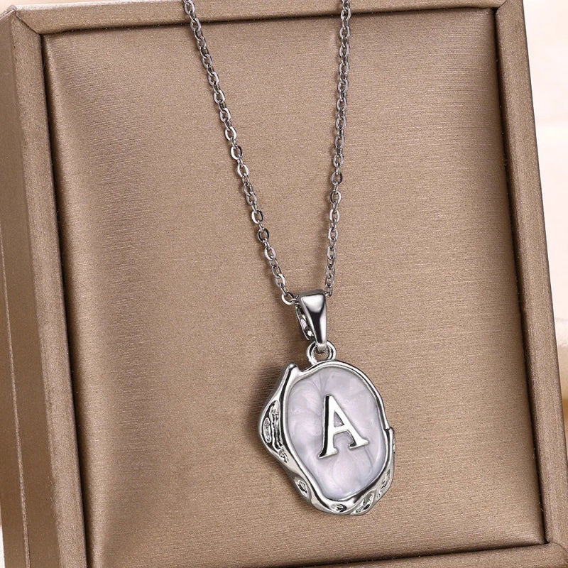 Aesthetic Initial Necklace