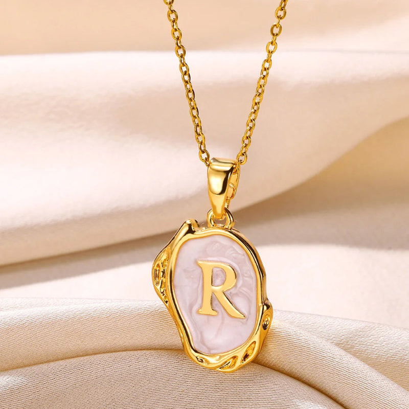 Aesthetic Initial Necklace