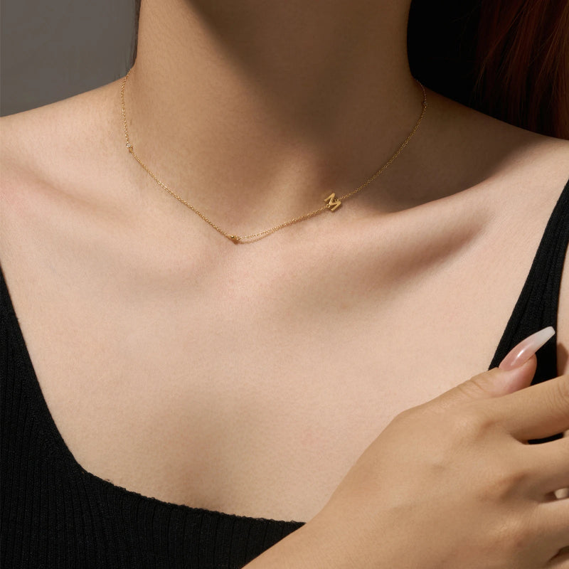 Effortless Chic Initial R Necklace