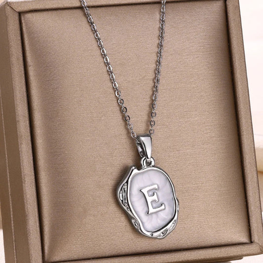 Aesthetic E Necklace