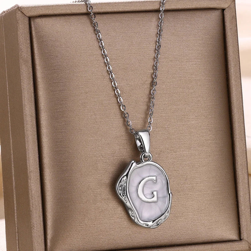 Aesthetic Initial Necklace