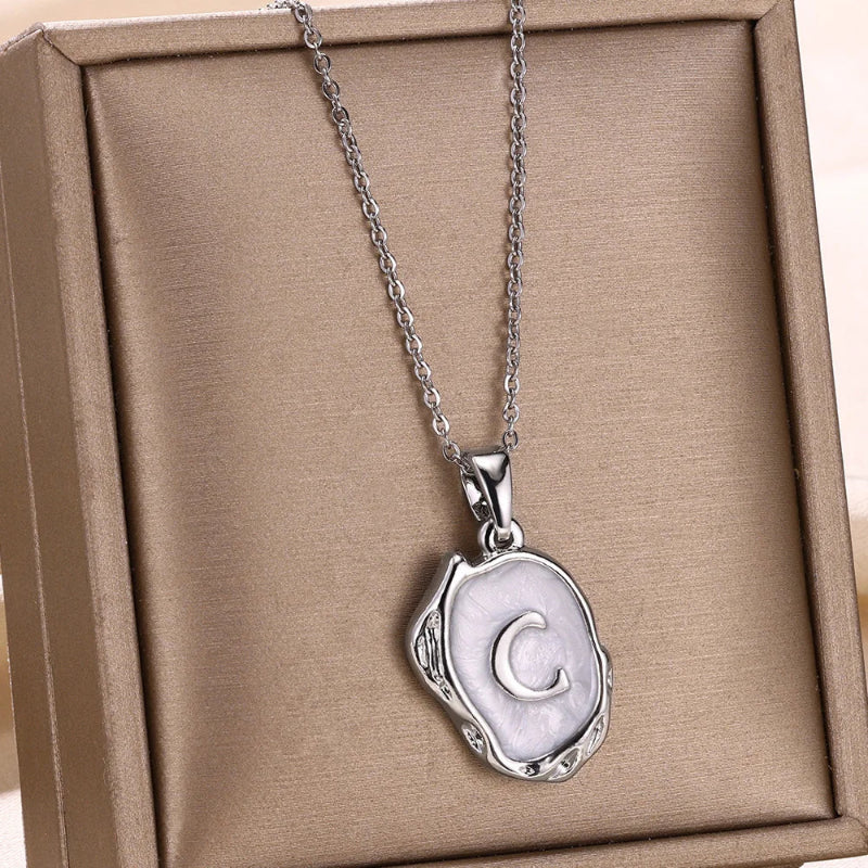 Aesthetic Initial Necklace