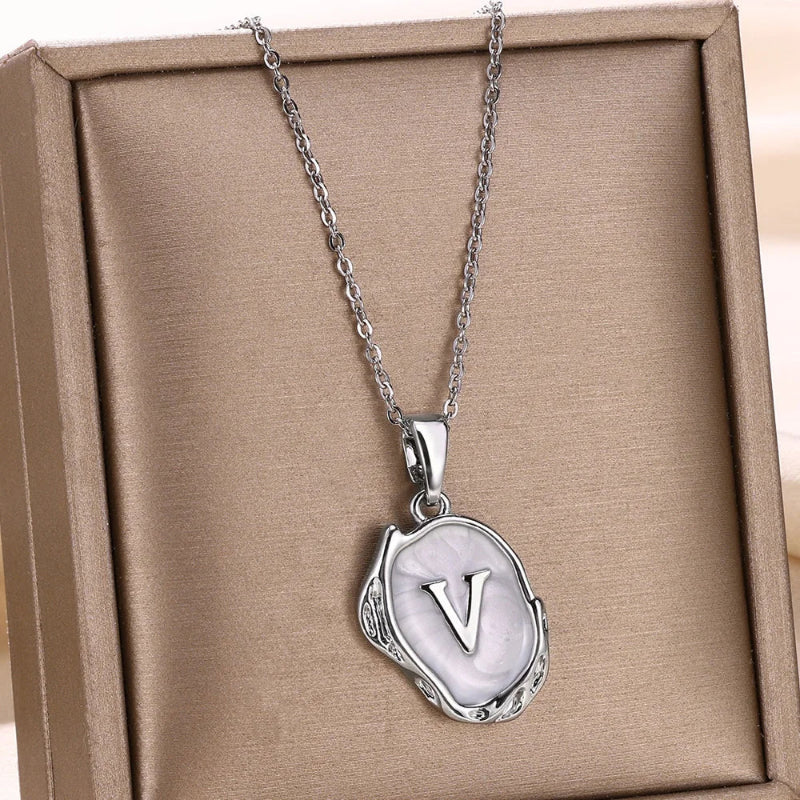 Aesthetic Initial Necklace