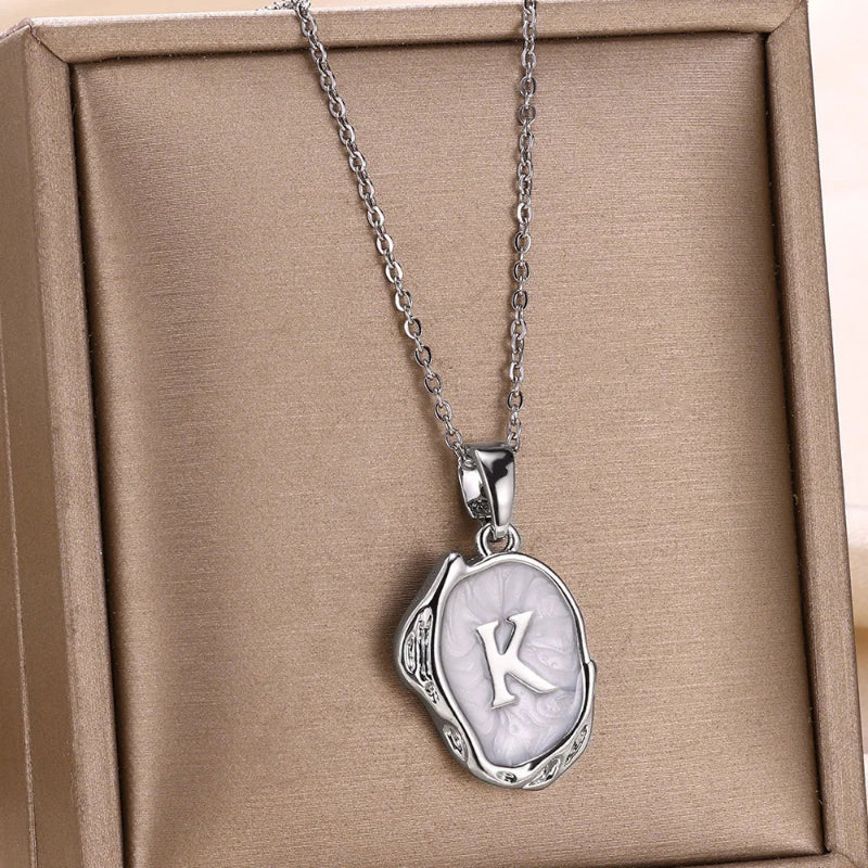 Aesthetic Initial Necklace