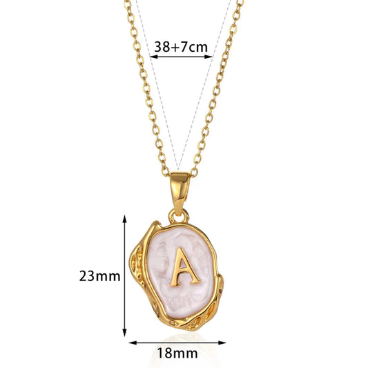 Aesthetic Initial Necklace