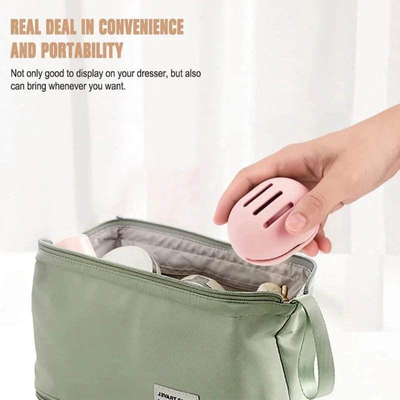 Silicone Makeup Sponge Holder – Breathable Travel Case for Beauty Blenders & Cosmetic Puffs