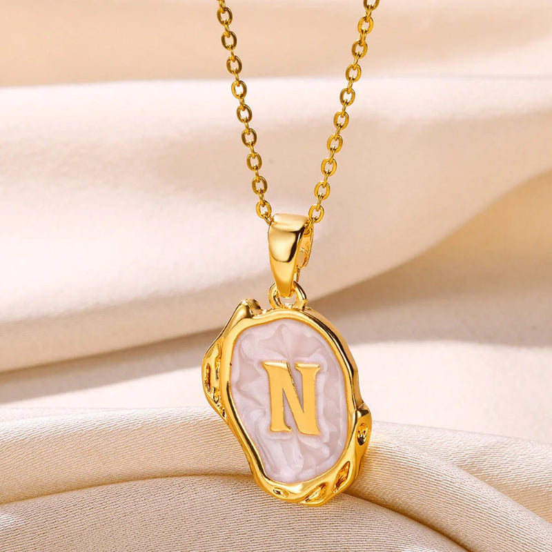 Aesthetic Initial Necklace