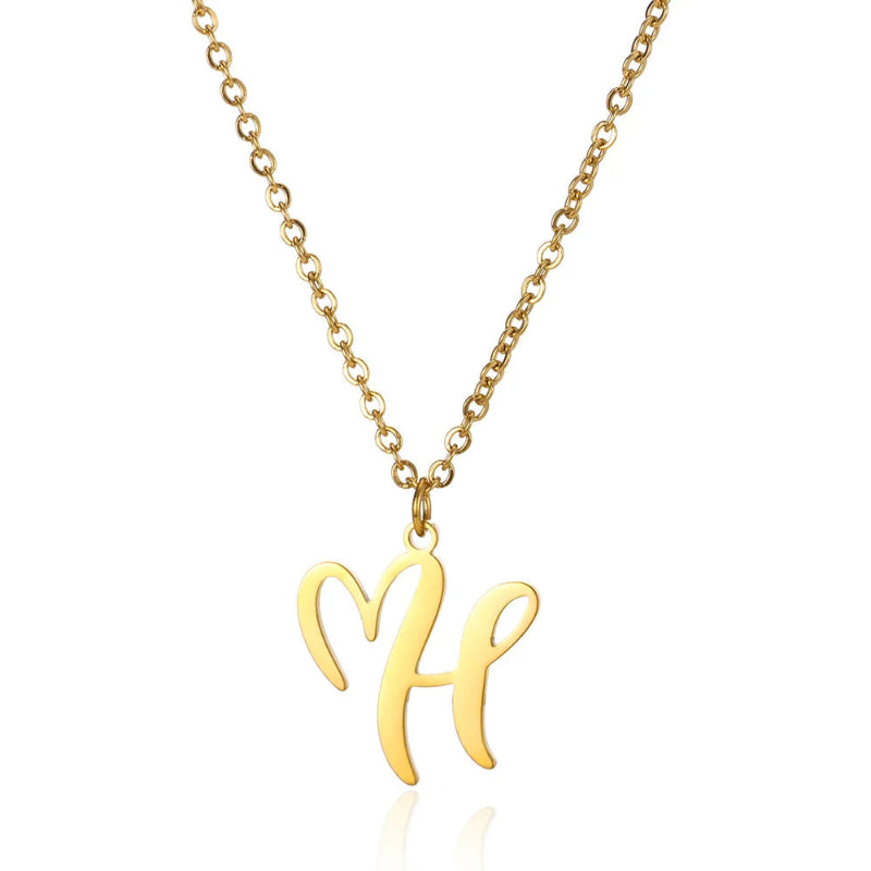 With Love Initial Necklace