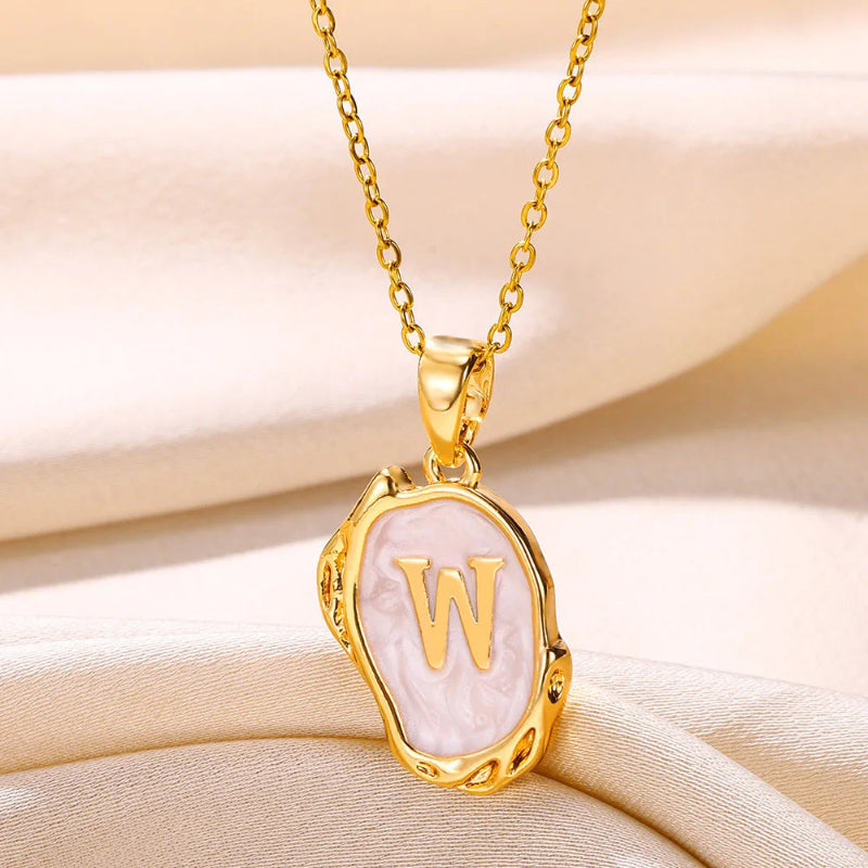 Aesthetic Initial Necklace