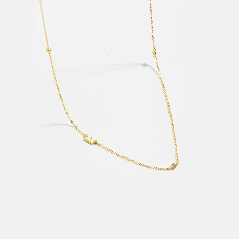 Effortless Chic Initial Necklace