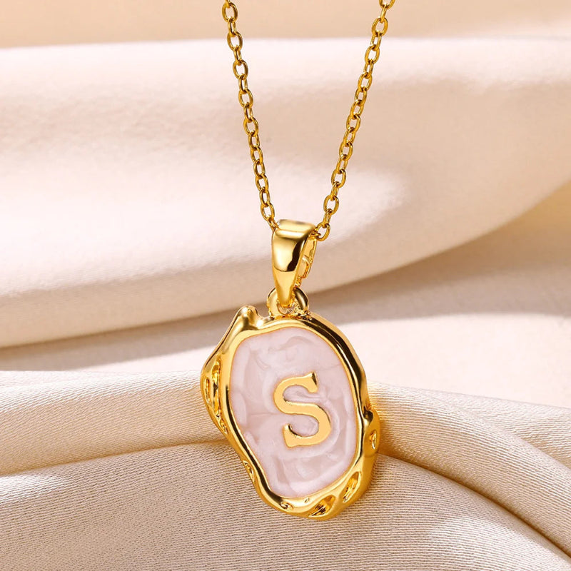 Aesthetic Initial Necklace