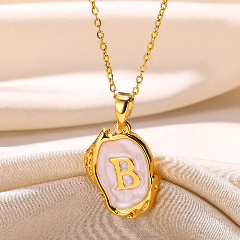 Aesthetic Initial Necklace