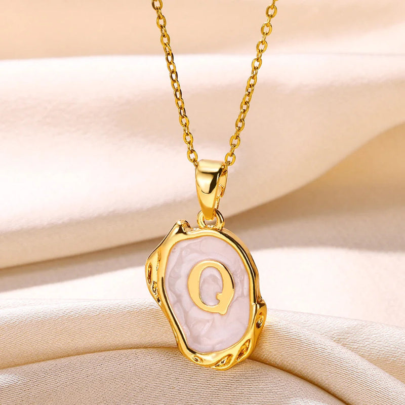Aesthetic Initial Necklace