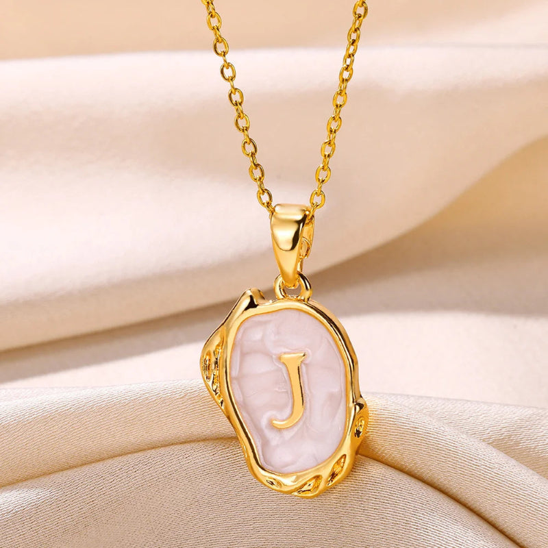 Aesthetic Initial Necklace