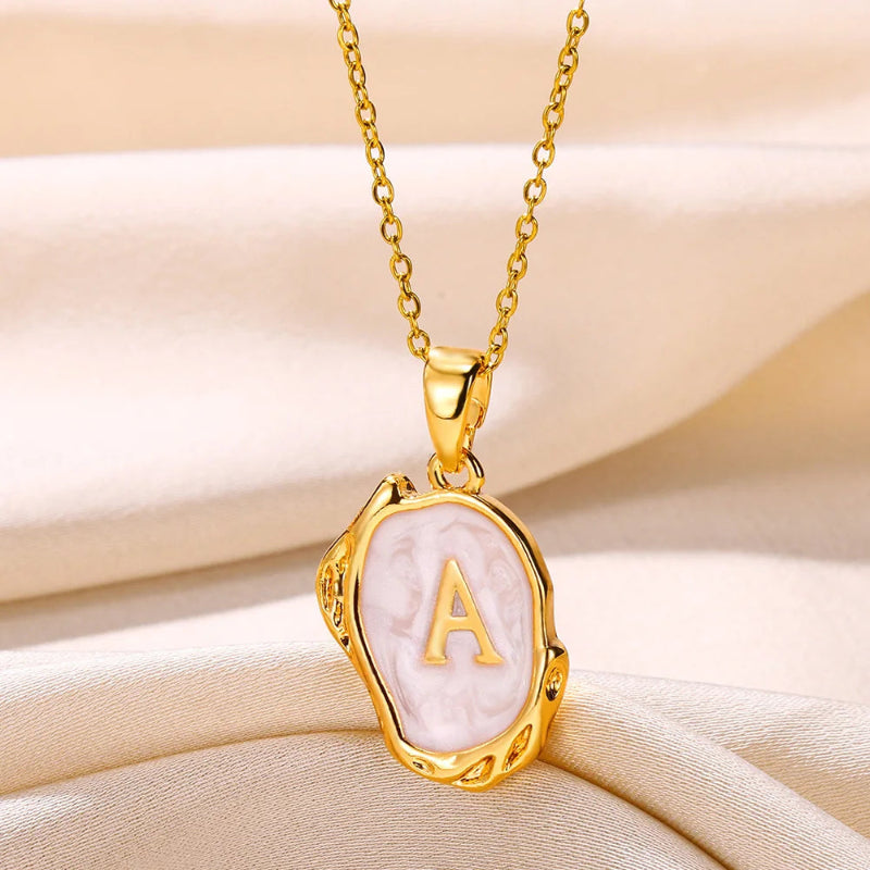 Aesthetic Initial Necklace