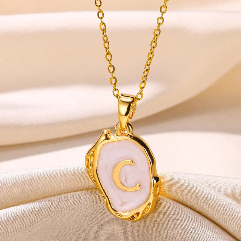 Aesthetic Initial Necklace