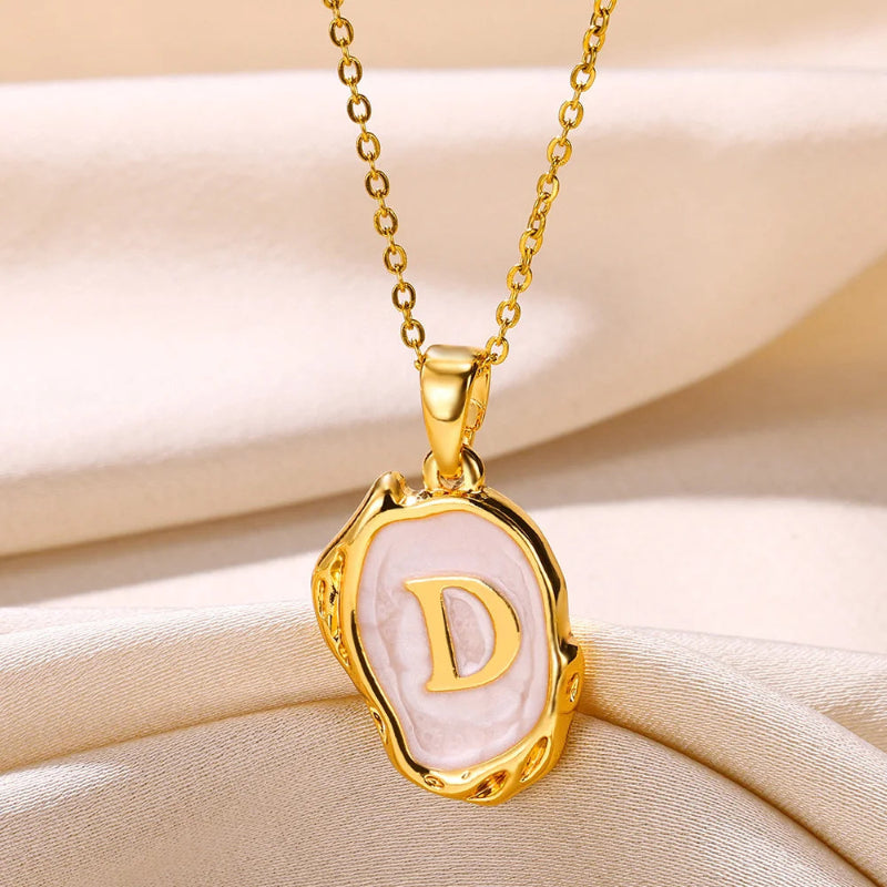 Aesthetic Initial Necklace