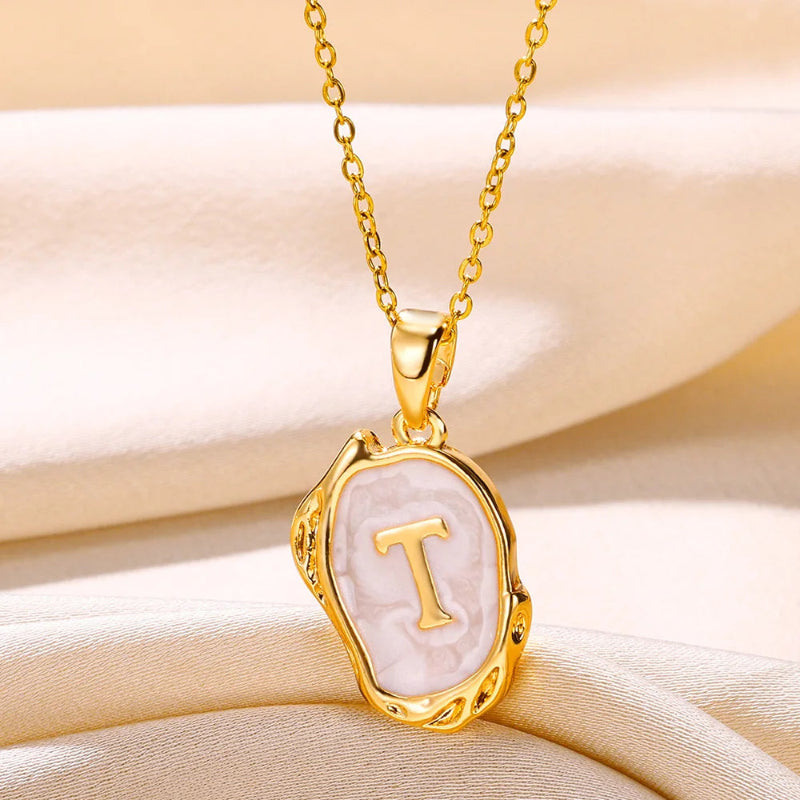 Aesthetic Initial Necklace