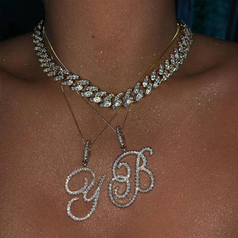 Cursive Initial Necklace